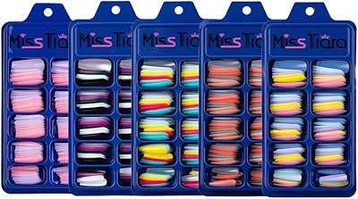 False nails to press Miss Tiara - Set of removable multicolored fakes for 500 pieces for women (Multicolor -C set).. Your complete shopping companion, DIAYTAR NIGERIA offers extensive selection delivered within the week.