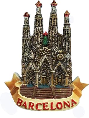 3D America Sagrada Familia Barcelona Magnetic Refrigerator Home Kitchen Kitchen Souvenir Decoration Gift Barcelona Magnetic Sticker Refrigerator Magnet Collection.. Wide range, low cost, fast delivery — that’s DIAYTAR Nigeria.