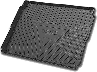 For Peugeot 3008 2016-2021 Rear rubber shoe box protector, non-slip interior, anti-dust and anti-scratch accessories.. DIAYTAR NIGERIA redefines convenience with our vast product selection and swift nationwide delivery.