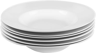 Professional pasta dish in porcelain Emuse - Lot of 6 (pasta plate).. From office supplies to fashion — DIAYTAR Nigeria brings it fast.