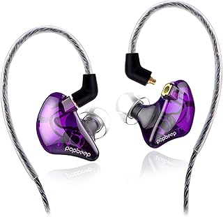 Bassn intra -ear headphones for professional musicians with 2 Detachable MMCX cables and transport case - Violet.. Shop without boundaries at DIAYTAR NIGERIA, offering affordable products with convenient delivery times.