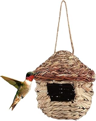 Sewonder System Outdoor Nichoir Hanging in Natural Hand Woven for Canari.. Why pay more? DIAYTAR Nigeria gives you the best for less.