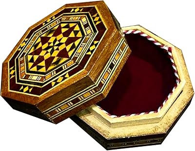 Traditional wooden square box, jewelry box, home decoration, etc. heptagon.. Shop the future with DIAYTAR NIGERIA - thousands of products, unbeatable prices, delivery within a week.