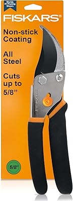 Fiskars gardening tools: Contour pruner, finely sharpened sharp steel blade, 5/8 "plant shears (91095935J).. From daily deals to exclusive products — DIAYTAR Nigeria has you covered.