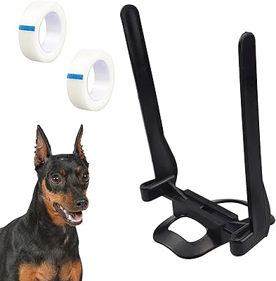MOXAGE DOG EAR CARE TOOL, Fixed vertical support, DOBERMAN PINSCHER (black).. Shop efficiently with DIAYTAR NIGERIA, offering thousands of products at unbeatable prices delivered promptly.