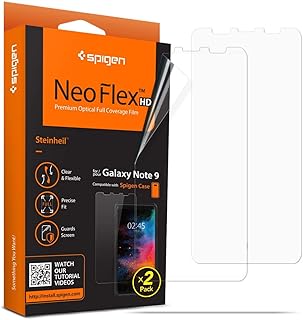 Spigen Neo Flex HD designed to protect the screen from the Samsung Galaxy Note 9 - Lot of 2 fully flexible shells.. Why waste time in traffic when you can shop online at DIAYTAR Nigeria? Enjoy convenience, unbeatable prices, and prompt delivery anywhere in Nigeria.