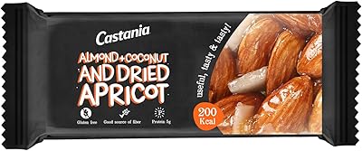Castania almond and coconut snack bar, 38 g.. DIAYTAR NIGERIA: Making online retail accessible to all with affordable nationwide shipping.
