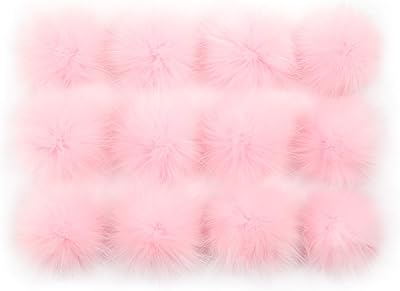 Fulling Pom Poms DIY Falnus Funker Fox Flie Pompoms To knit Hats, Bags, keychain and shoes 9.8 cm Package of 12 pieces, pure pink, 3.9 inches.. Experience shopping freedom with DIAYTAR NIGERIA's comprehensive marketplace delivered within 8 days.