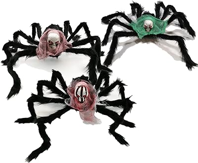 GGEROU 4.6 m Spider spider Halloween decorations Set of 3 rooms, large realistic hairy spider for Halloween Decoration House House Home Decor Decor.. DIAYTAR NIGERIA transforms online retail with our affordable platform and dependable shipping service.