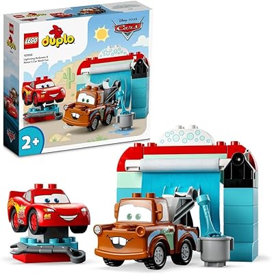 Washing Fun Lightning McQueen and Maitre's car 10996 Series.. Discover endless possibilities with DIAYTAR NIGERIA's comprehensive catalog and budget-friendly delivery.