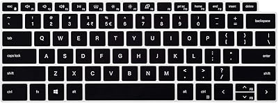 Casebay keyboard cover for touch screen Dell xps 13 9300 9310 13.4 inches, DELL XPS 13 accessories, Ultra -fine silicone protection, black.. Experience shopping freedom with DIAYTAR NIGERIA's comprehensive marketplace delivered within 8 days.