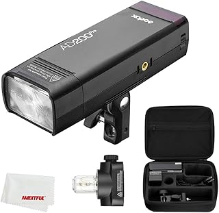 External flash lamp Godox AD200PRO 200WS TTL 2.4G 1/8000 HSS with 2900mAh battery, recycling 0.01-1.8s.. Spend less, get more — that’s the DIAYTAR Nigeria promise.