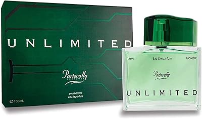Parisvalley Unlimited for Men's Perfume - Eau de Parfum 100 ml.. Experience the ultimate in shopping convenience with DIAYTAR NIGERIA's vast catalog and 5-8 day delivery.