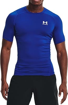 Heatgear compression t-shirt with short sleeves for men, light and comfortable sportswear for training (1).. Your favorite online marketplace — DIAYTAR Nigeria delivers quick and cheap.