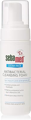 Antibacterial cleansing foam for the Sebamed Clear face, 150 ml.. Shop smart, shop DIAYTAR - Nigeria's most affordable e-commerce platform with nationwide delivery.