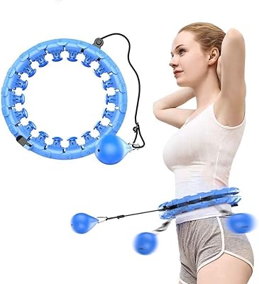 Casivsmart Hula Hoops for adults and beginners without falling, 24 knots, abdominal form to increase beauty, 2 in 1 fitness, detachable and massage.. DIAYTAR NIGERIA: Connecting every Nigerian with quality products at prices everyone can afford.