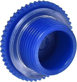 Sourcing Map Cork fittings, G1 thread, flange adapters waterproofing caps with joint, for water tanks, aquariums, ponds, swimming pools, PE, blue.. DIAYTAR NIGERIA delivers on our promise of extensive selection and budget-friendly nationwide shipping.