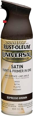 Spray rust-oleum universal satin espresso brown, 12 oz. 355 ml, 247570.. DIAYTAR NIGERIA connects you with endless possibilities through our affordable e-commerce platform.