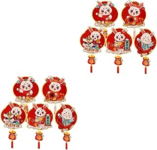 ABOFAN 10 PIECES Style Bonsaï Fu Moon Window Bedword Chinese Bedroom Bureau Year in front house Red House Festivals Happy Suspended Decor New Success Festive Festival Wall Spring Roof Personalized Decoration.. Your home for smart shopping — DIAYTAR Nigeria delivers fast and cheap.