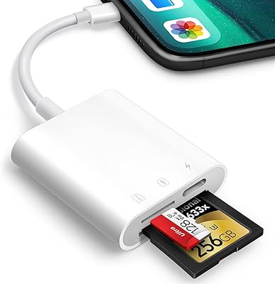 SD card reader for iPhone iPad, Oyuiasle Trail Game Camera SD card reader, memory card reader adapter with SD and microSD, plug and play locations locations.. DIAYTAR NIGERIA: Bringing quality products to your doorstep at prices that won't break the bank.