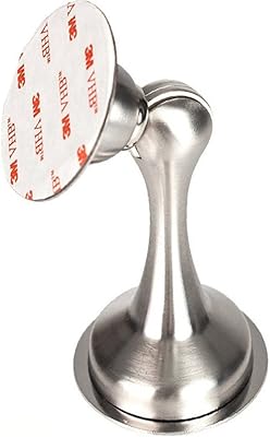 Magnetic door stop, stainless steel door stop, magnetic door stop in satin nickel with wall mounting with double -sided adhesive tape without drilling.. From daily needs to rare finds, DIAYTAR Nigeria brings it to your door.