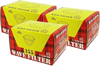 Kalita KWF -155 coffee filters#22211 Wave Series - White, sufficient for one or two people, 50 sheets x 3 packages.. Say goodbye to long wait times — DIAYTAR Nigeria ships in just 5–8 days!