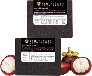 Artisanal soap with apple and mangoustan with coconut oil, natural and organic, vegan and cold treated, 5.3 oz x 2 bars.. Everyday deals, every category — only on DIAYTAR Nigeria.