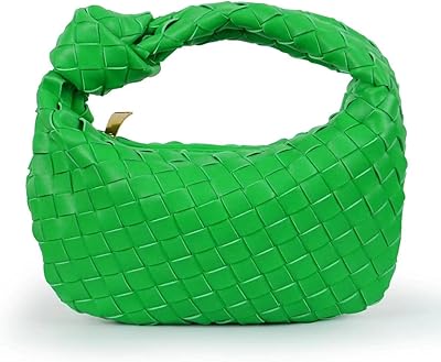 Handle -shaped leather handbag, Hobo shoulder bag made by hand, small woven handbag tied, backbag of relaxed dumplings.. One platform, endless products — welcome to DIAYTAR Nigeria.
