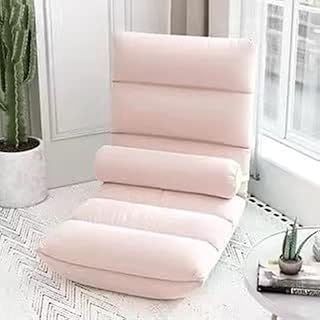 Adjustable foldable floor chair, padded floor chair for reading and meditation, padded play chair (soft pink).. Your ideal shopping companion, DIAYTAR NIGERIA offers unmatched variety with delivery within a week.