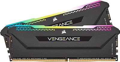 Corsair vengeance desktop computer memory RGB Pro SL 16 GB (2x8 GB) DDR4 3600 (PC4-28800) C16 - Black, CMH16GX4M2Z3600C16.. Unlock access to a wide range of products with DIAYTAR NIGERIA's affordable e-commerce platform.