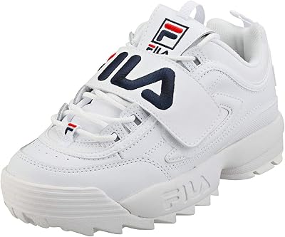 Fila Disruptor 2 sneakers for women, white/navy/red blue.. Discover the convenience of DIAYTAR NIGERIA's vast e-commerce platform with delivery in just 5-8 days.