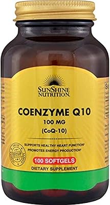 Sunshine nutrition Q10 100 mg capsules 100 Konzyme capsules.. DIAYTAR NIGERIA: Where every Nigerian finds affordable products delivered within the week.