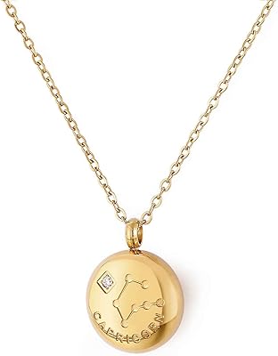 Qings 12 Constellation Collier Astrology Gold Collier 14 Carats Horoscope Chain Sign Elegant Collar Collar Star Star Minimalist Collar Simple Women Birthday Collar.. Get unbeatable value on every order with DIAYTAR Nigeria.