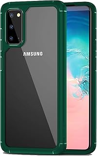 Samsung Galaxy S20 shell, silicone hybrid and acrylic, transparent antichoc rear shell for Samsung Galaxy S20 (green).. Unlock endless possibilities with DIAYTAR NIGERIA's affordable marketplace and reliable delivery service.
