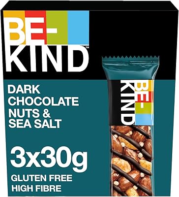 Be-Kind dark chocolate bar with walnuts and sea salt, 3 x 30 g, blue.. Great finds. Great prices. Fast shipping. That’s DIAYTAR Nigeria.