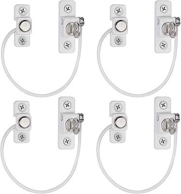LF 4 -room safety locks for windows and sliding doors, sliding door locks, children's test locks.. Nigeria shops with DIAYTAR — wide selection, fast shipping, and great value.
