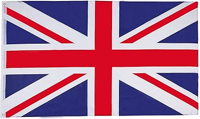Large Union Jack Flag 100 % Polyester with cutouts for the coronation, national holiday, sports and decoration of royal events (8 feet x 5 feet).. DIAYTAR NIGERIA transforms online retail with unbeatable prices and consistent delivery timeframes.