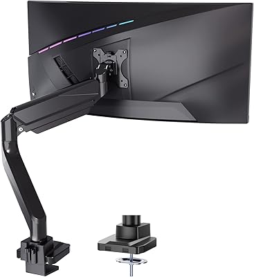 Office support for unique robust aluminum gas spring monitor, fully adjustable up to 35 ", 33 lb, VESA 75 and 100 (GSM001XL), black.. Shop from our extensive catalog at DIAYTAR NIGERIA and enjoy doorstep delivery in just 5-8 days.