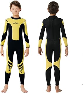 Fovio Bathroom for children for girls, boys, toddlers and young people, long-sleeved swimsuit in 2.5 mm neoprene with zipper in the back for surfing, swimming, snorkeling.. DIAYTAR NIGERIA: Where every purchase is affordable and delivery is always within a week.
