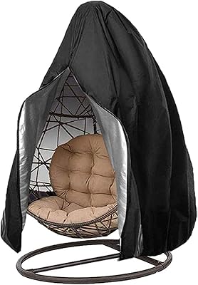 Patio chair covers with zipper, swivel, robust, impermeable and weather-resistant chair chair covers, windshield-hanging chair cover (115 x 190 cm).. Shop from anywhere in Nigeria and receive your DIAYTAR purchases at affordable prices within a week.