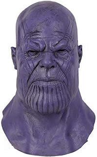 THANOS TEAD MASK Full latex mask for adults and adolescents, helmet for halloween cosplay party, white, l.. DIAYTAR Nigeria — the online store where variety meets value.