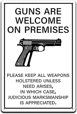 JP's plots tin signs man cave decor -12 x 8 inches arms are welcome in the premises. Please keep all weapons in their case, unless necessary, in which case a judicious precision shot is appreciated.. Get access to thousands of affordable products only on DIAYTAR Nigeria.