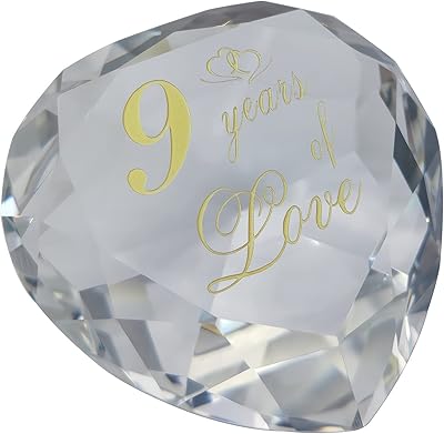 Crystal gifts from the 9th birthday for husband, wife, boyfriend or girlfriend, cute romantic gifts for wedding, 9th birthday and Valentine's Day for couple.. Experience DIAYTAR NIGERIA, where extensive product variety meets pocket-friendly prices and reliable delivery.