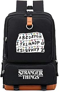 Stranger Things Book school backpack, Student trendy shoulder bag, travel bag for adolescents, black.. Embrace the convenience of DIAYTAR NIGERIA with thousands of products at your fingertips, delivered nationwide.
