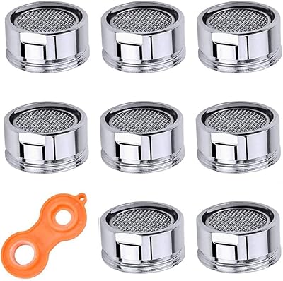 AURETTI 8 pieces of bathroom sink faucet, spare parts of kitchen faucet, 1516 inch faucet filter 24 mm with joint and faucet key.. Why shop anywhere else? DIAYTAR Nigeria has it all and delivers fast.