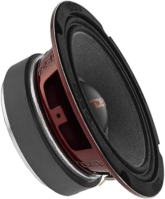 DS 18 pro-X6.4m-6.5 inch speaker, mid-range, red aluminum ball, 500 Watts Max, 250 Watts RMS, 4 Ohms-High quality speakers for car or truck stereo audio system (1 speaker).. DIAYTAR NIGERIA: Bringing affordable shopping solutions with a diverse product catalog delivered nationwide.