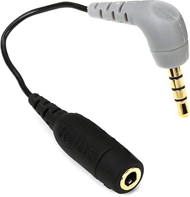 Rode SC4 3.5 mm TRS to trr, 3 -inch size, black color microphone cable adapter, black color.. DIAYTAR NIGERIA delivers more than expected with our extensive catalog and 5-8 day delivery service.