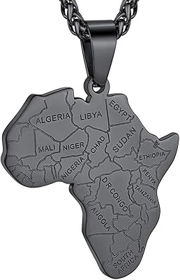 Goldchic African Carte Necklace, Corderer Collar/I Love Africa/Africa Hip Hop Unisex Card With Adjustable Channel 22.. Discover why DIAYTAR NIGERIA is the smart shopper's choice for affordable products delivered nationwide.
