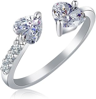 Adjustable double -hearted double heart diamond -heart.. DIAYTAR NIGERIA delivers happiness in 5-8 days with our affordable and diverse product range.