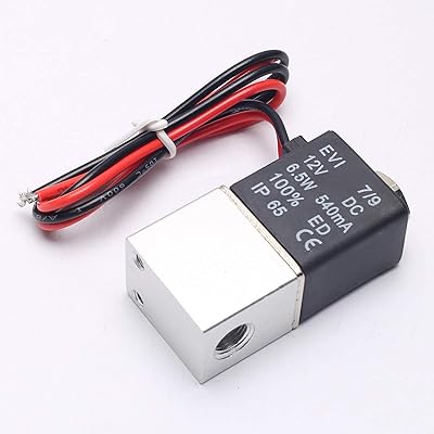 2 -way DevMo DC 12V 1/8 -inch electronic solenoid valve naturally closed for water and air.. Affordable luxury and fast service — only on DIAYTAR Nigeria.